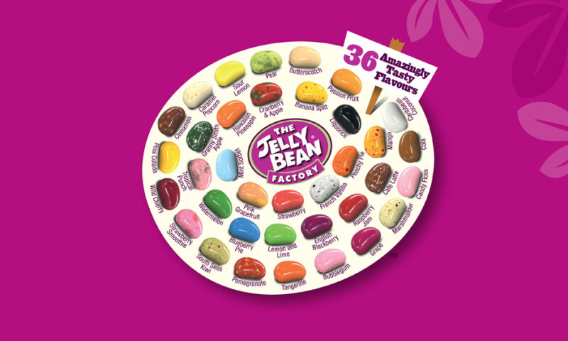The Jelly Bean Factory Design, Neworld for brand strategy, design, packaging, and digital needs