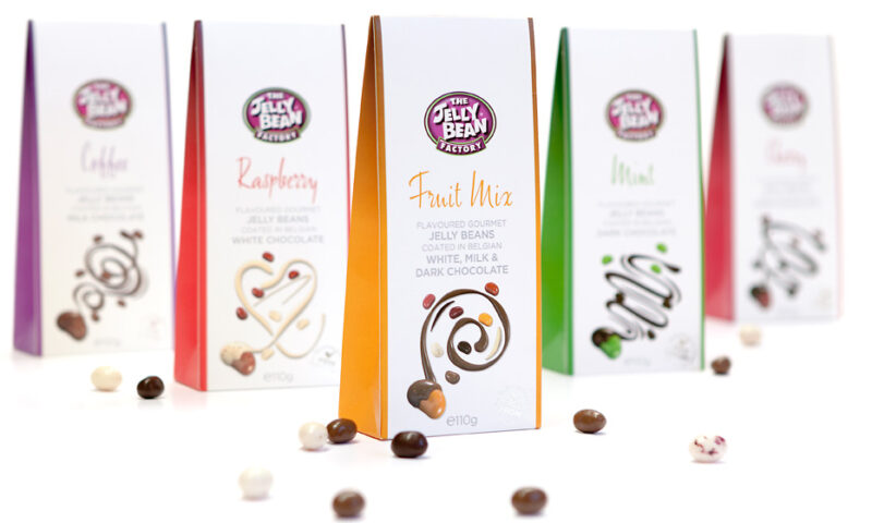 The Jelly Bean Factory Design, Neworld for brand strategy, design, packaging, and digital needs