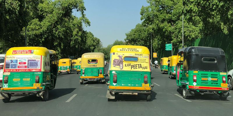 Indian auro rickshaws