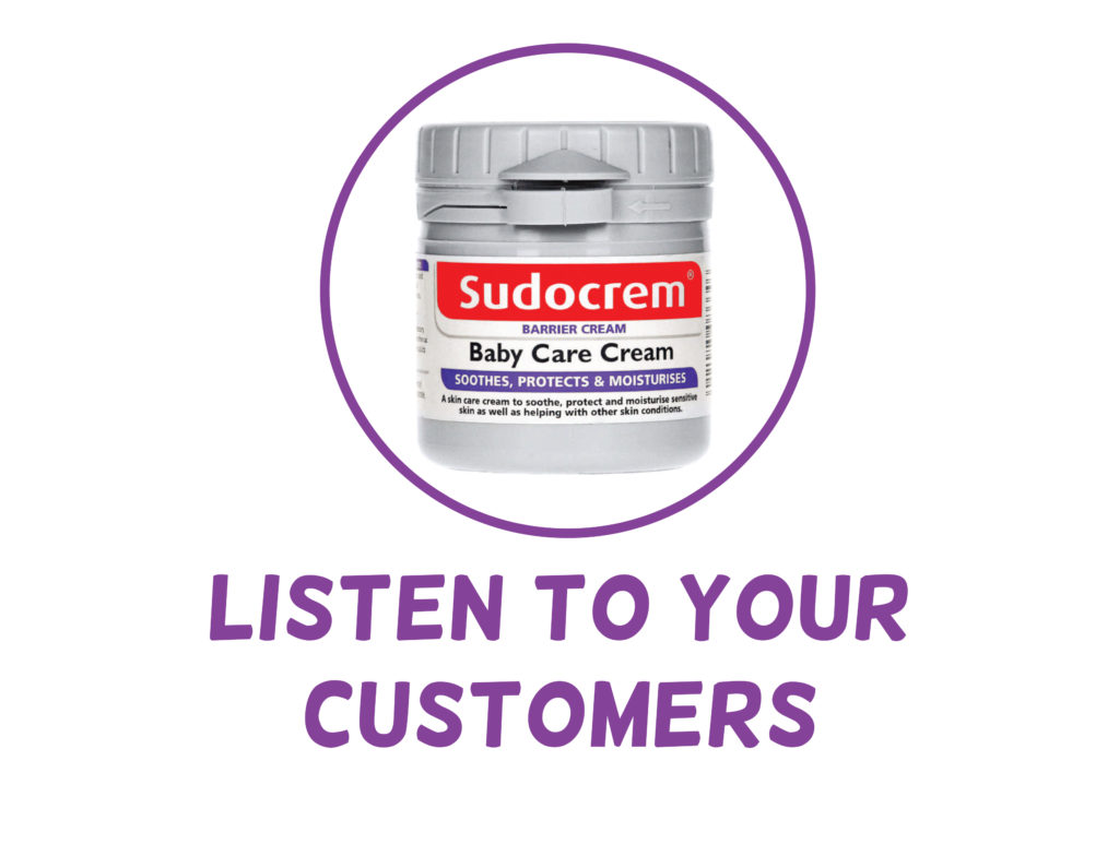 Sudocrem: Listen to your customers