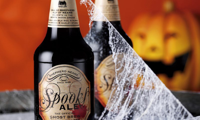 spooky ale bottles