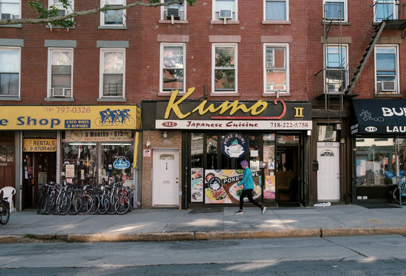 typography on shop signs