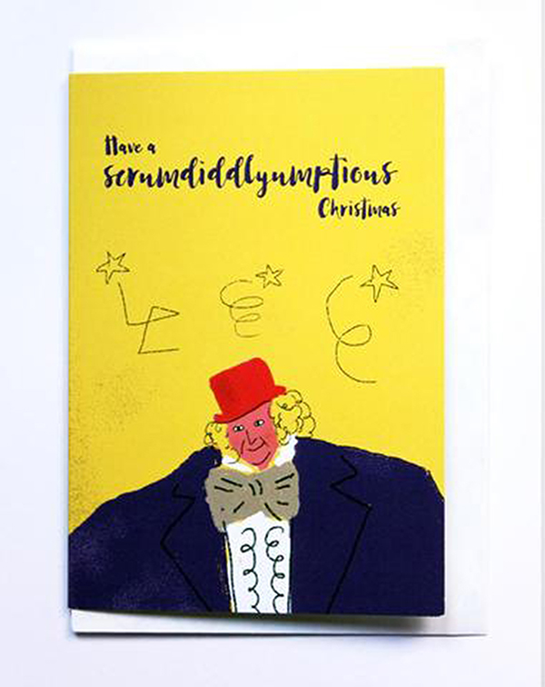 Willy Wonka Christmas Card