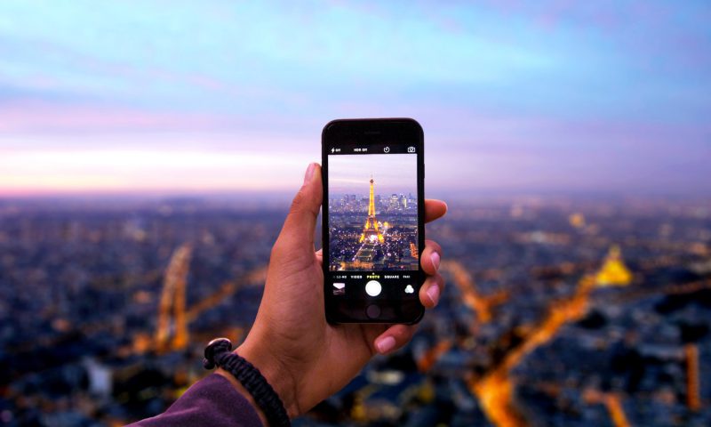 Paris photo on iphone