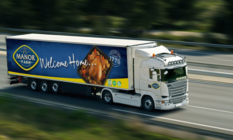 Manor Farm Truck design, Neworld for brand strategy, design, packaging, and digital needs