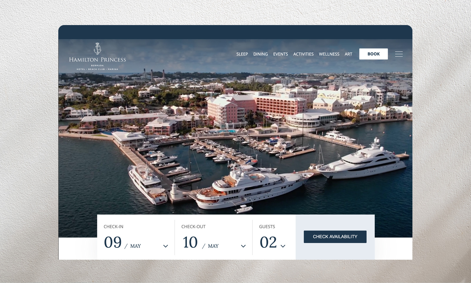 Neworld Agency Web Case Study - Hamilton Princess Bermuda