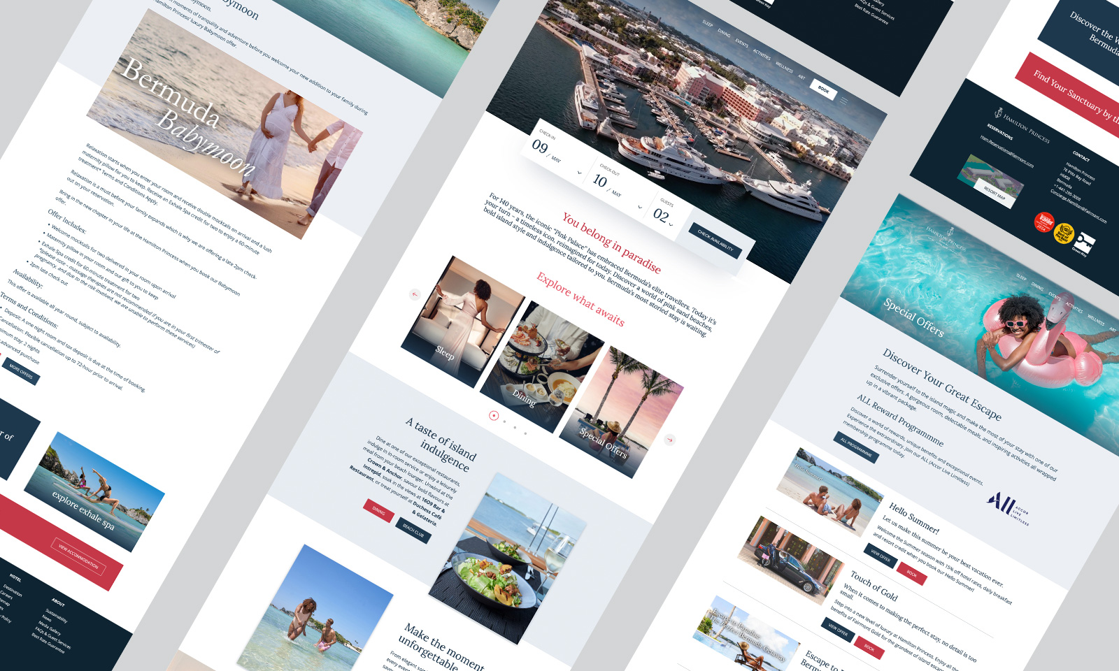 Neworld Agency Web Case Study - Hamilton Princess Bermuda