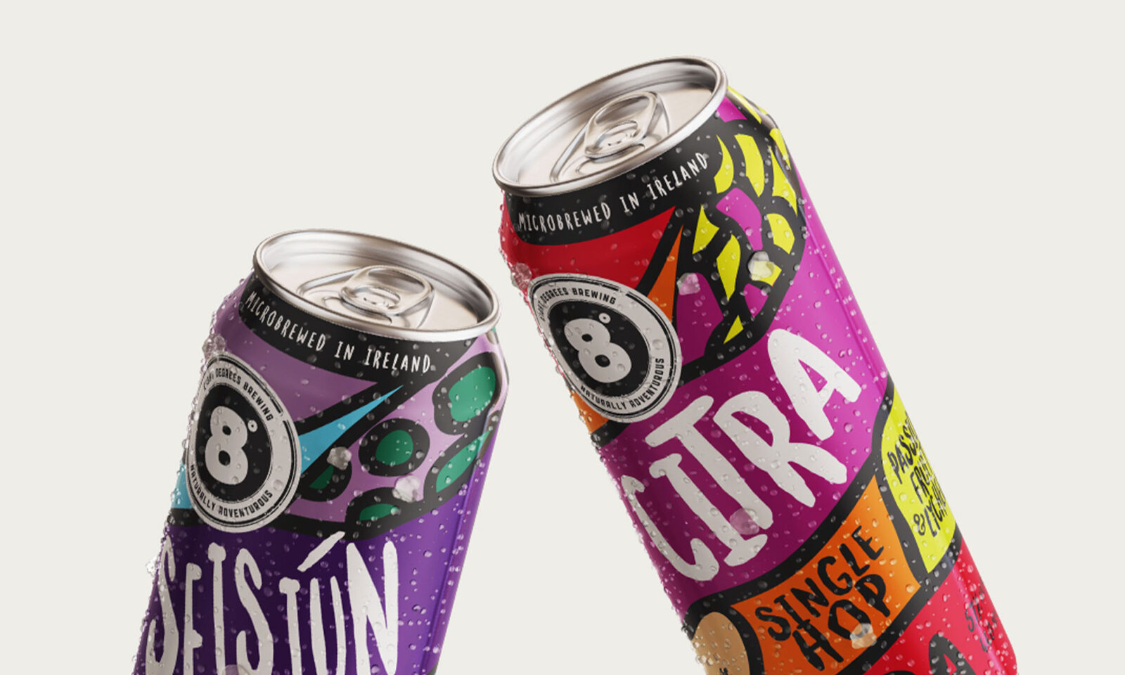 Eight Degrees Beer Case Study, Neworld for brand strategy, design, packaging, and digital needs