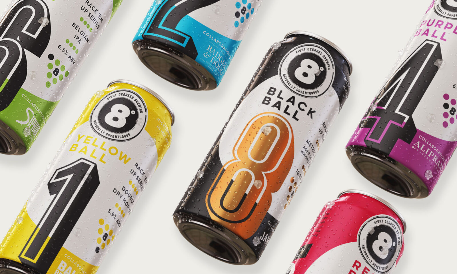 Eight Degrees Beer Case Study, Neworld for brand strategy, design, packaging, and digital needs