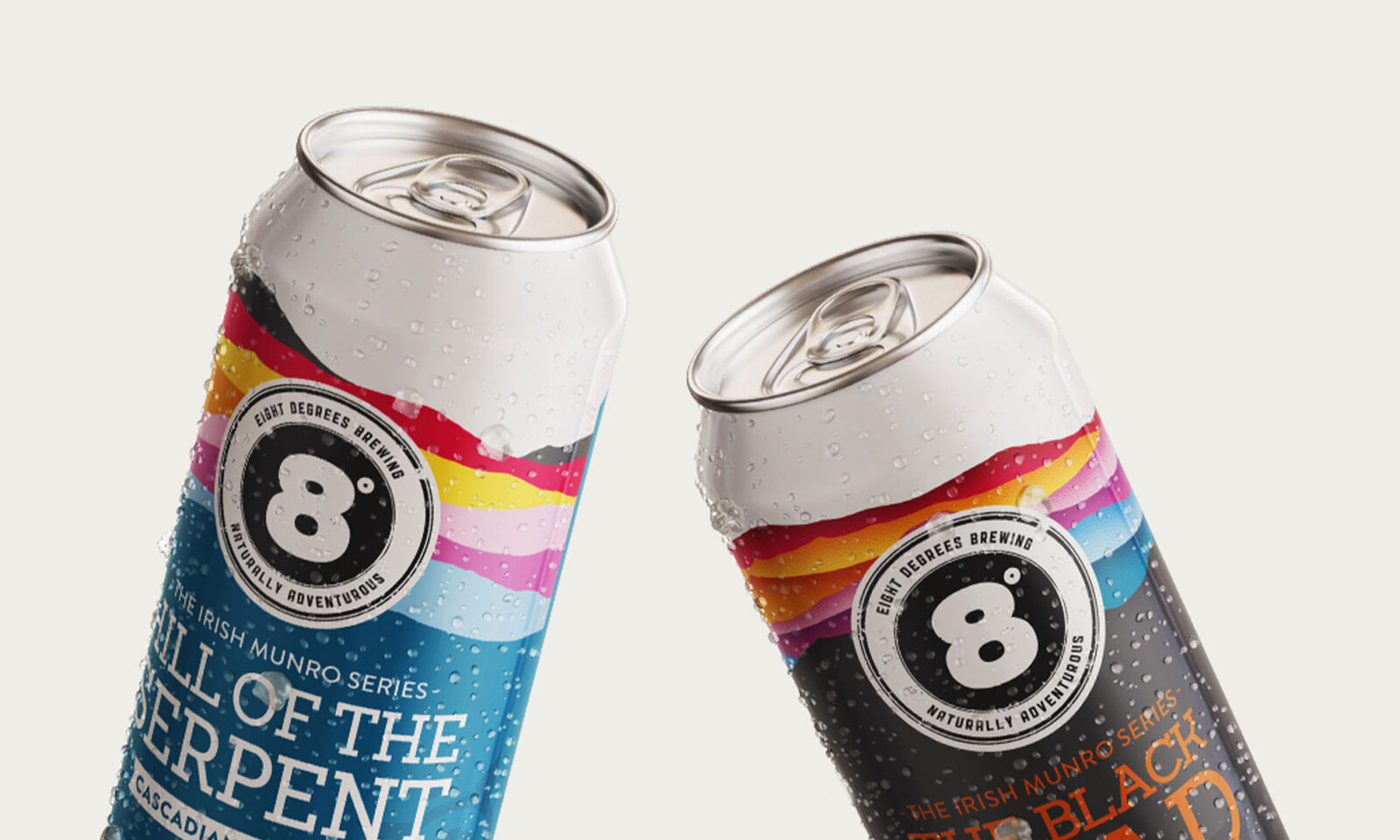 Eight Degrees Beer Case Study, Neworld for brand strategy, design, packaging, and digital needs