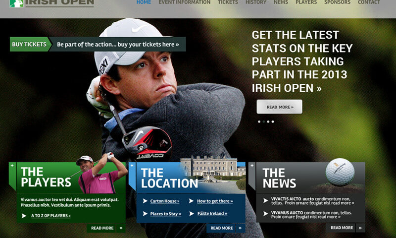 Irish Open Archive, Neworld for brand strategy, design, packaging, and digital needs