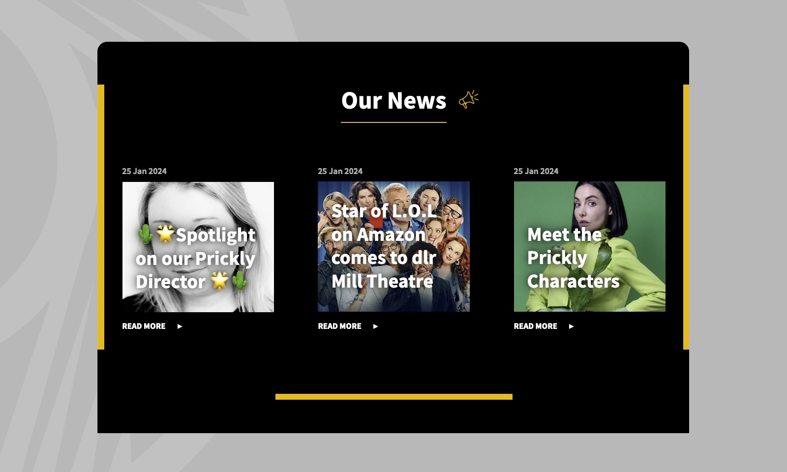 Neworld Agency Web Case Study - DLR Mill Theatre