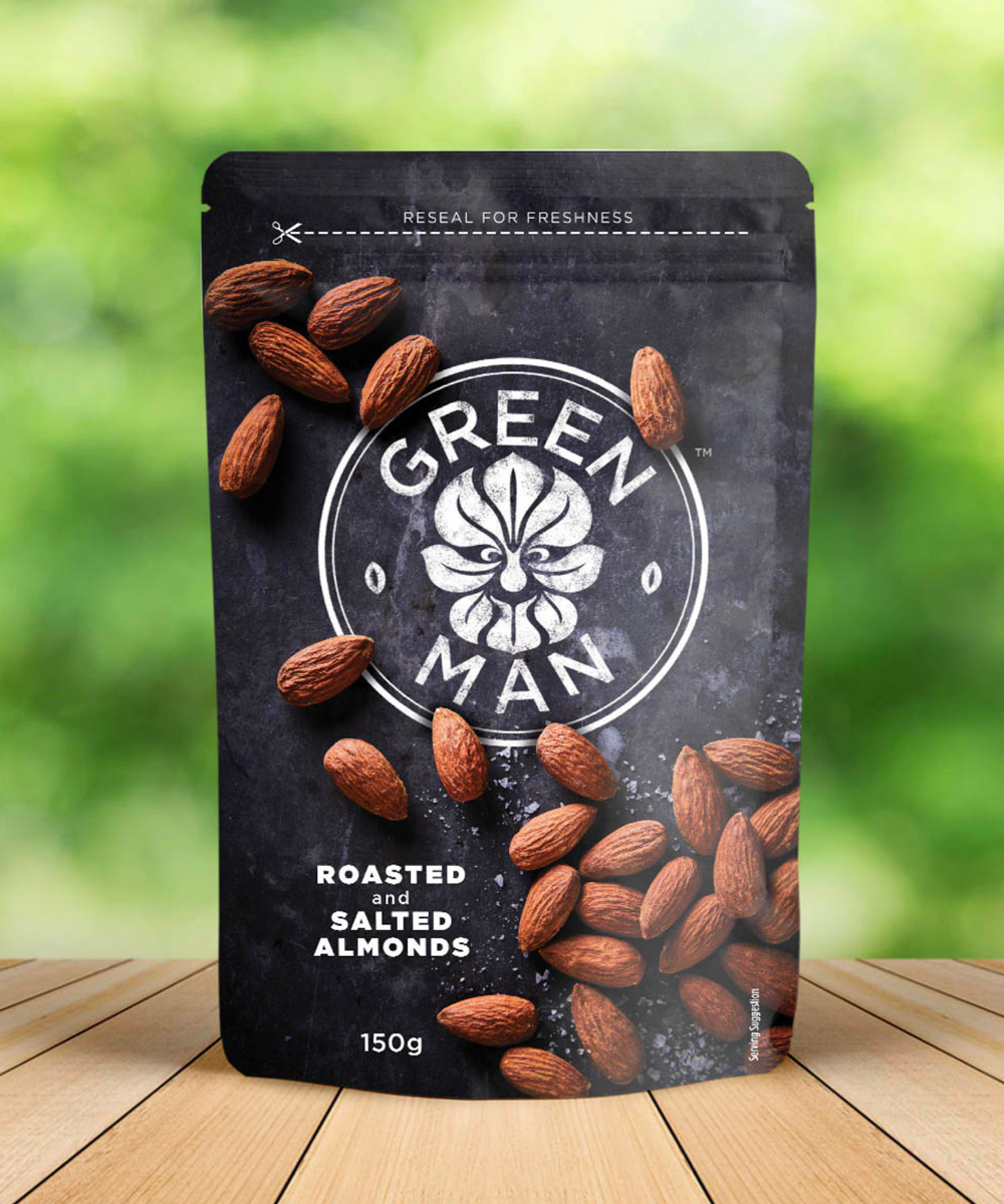 Neworld Packaging Green Man Nuts
