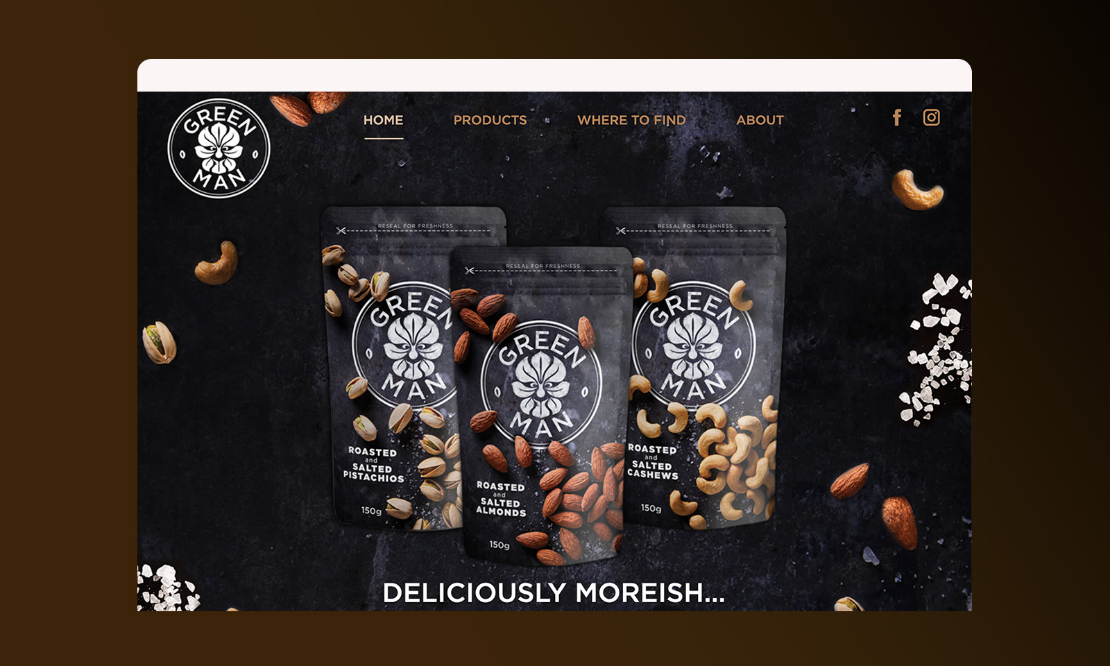 Neworld Packaging Green Man Nuts