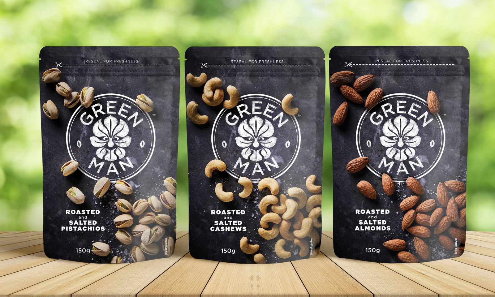 Neworld Packaging and Digital Green Man Nuts