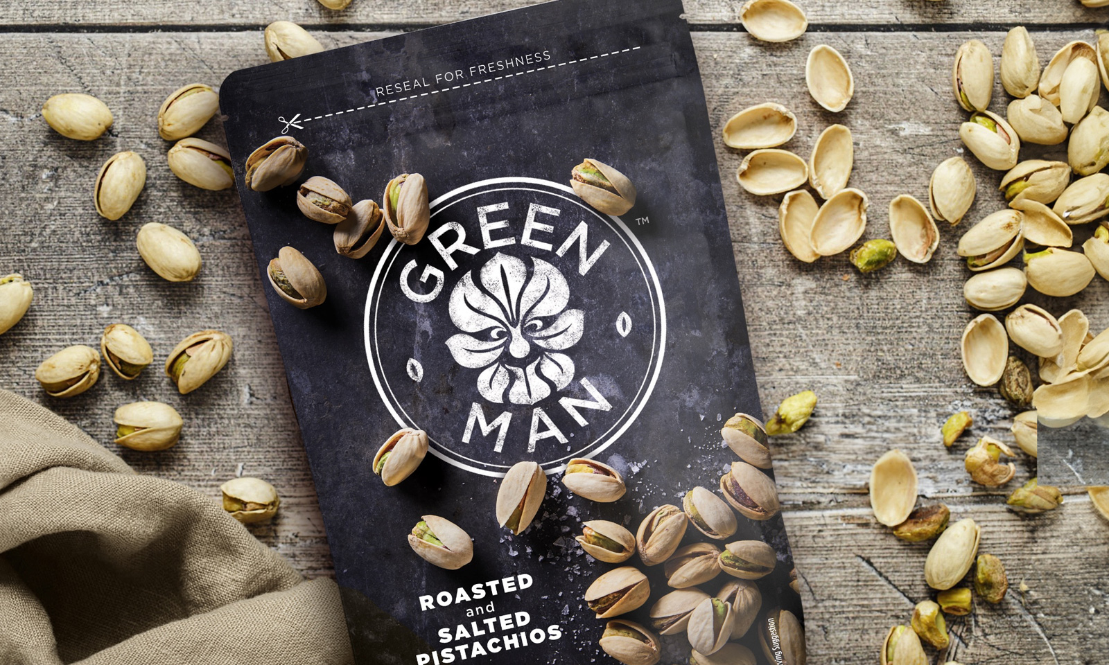 Neworld Packaging and Digital Green Man Nuts