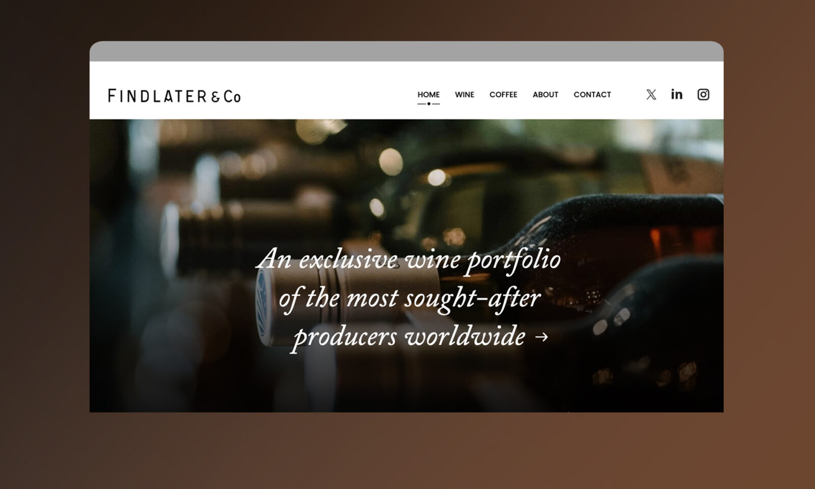 Neworld Agency Web Case Study - Findlater & Co.