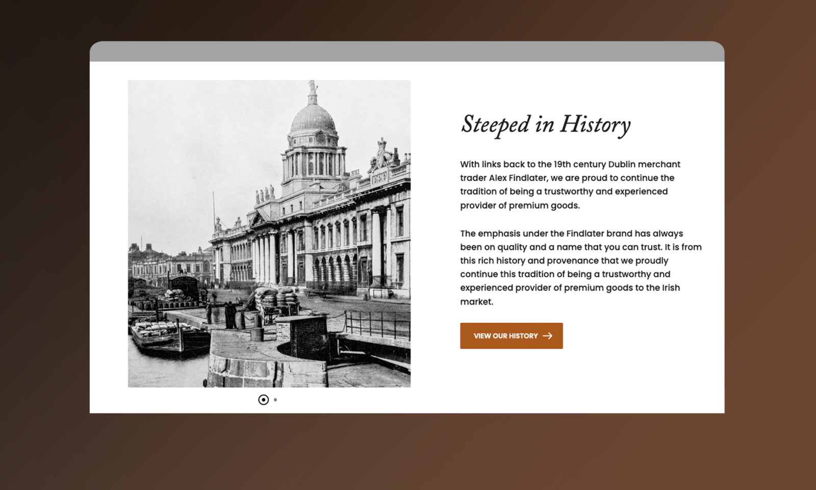 Neworld Agency Web Case Study - Findlater & Co.