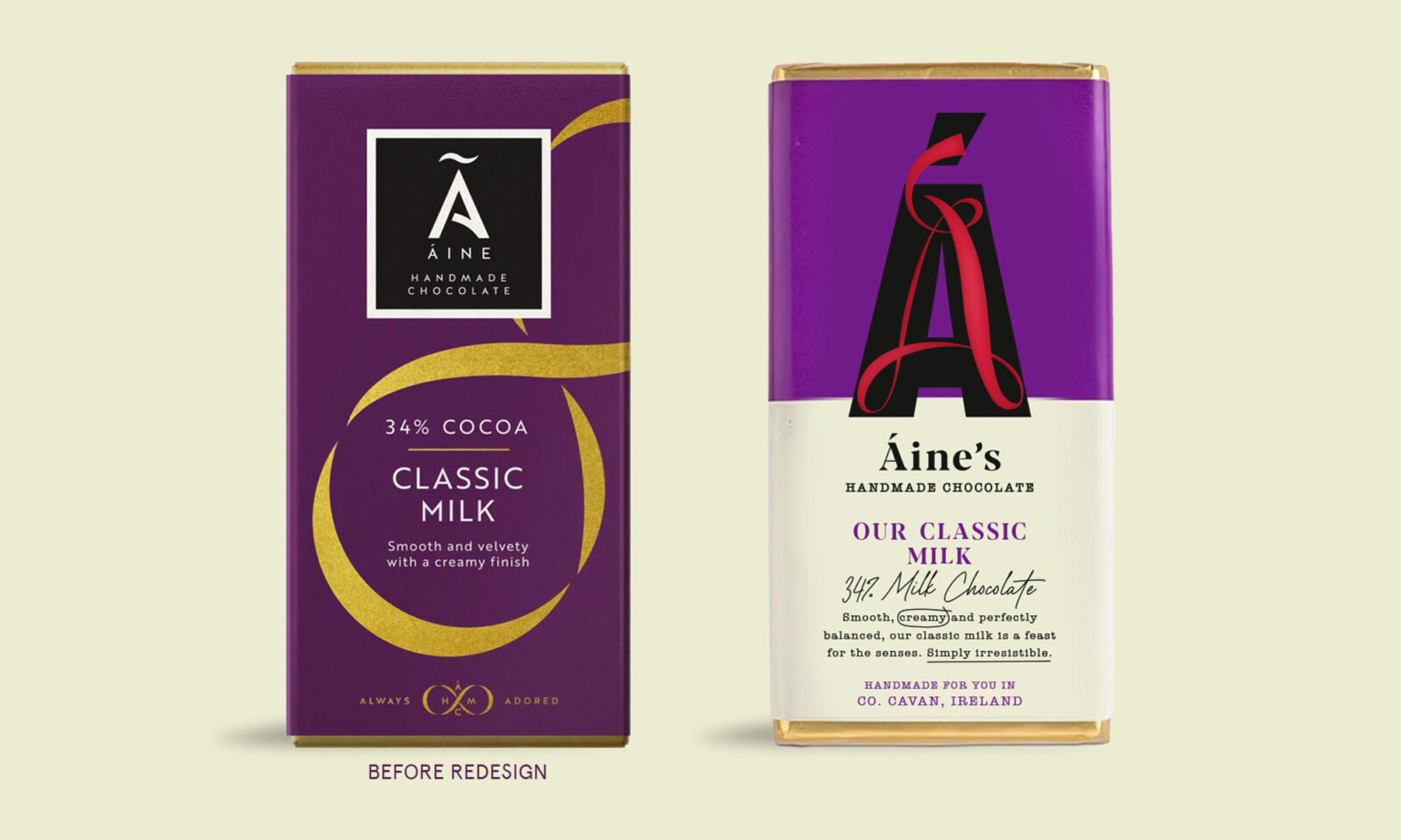Neworld Agency Packaging design - Aines Handmade Chocolate
