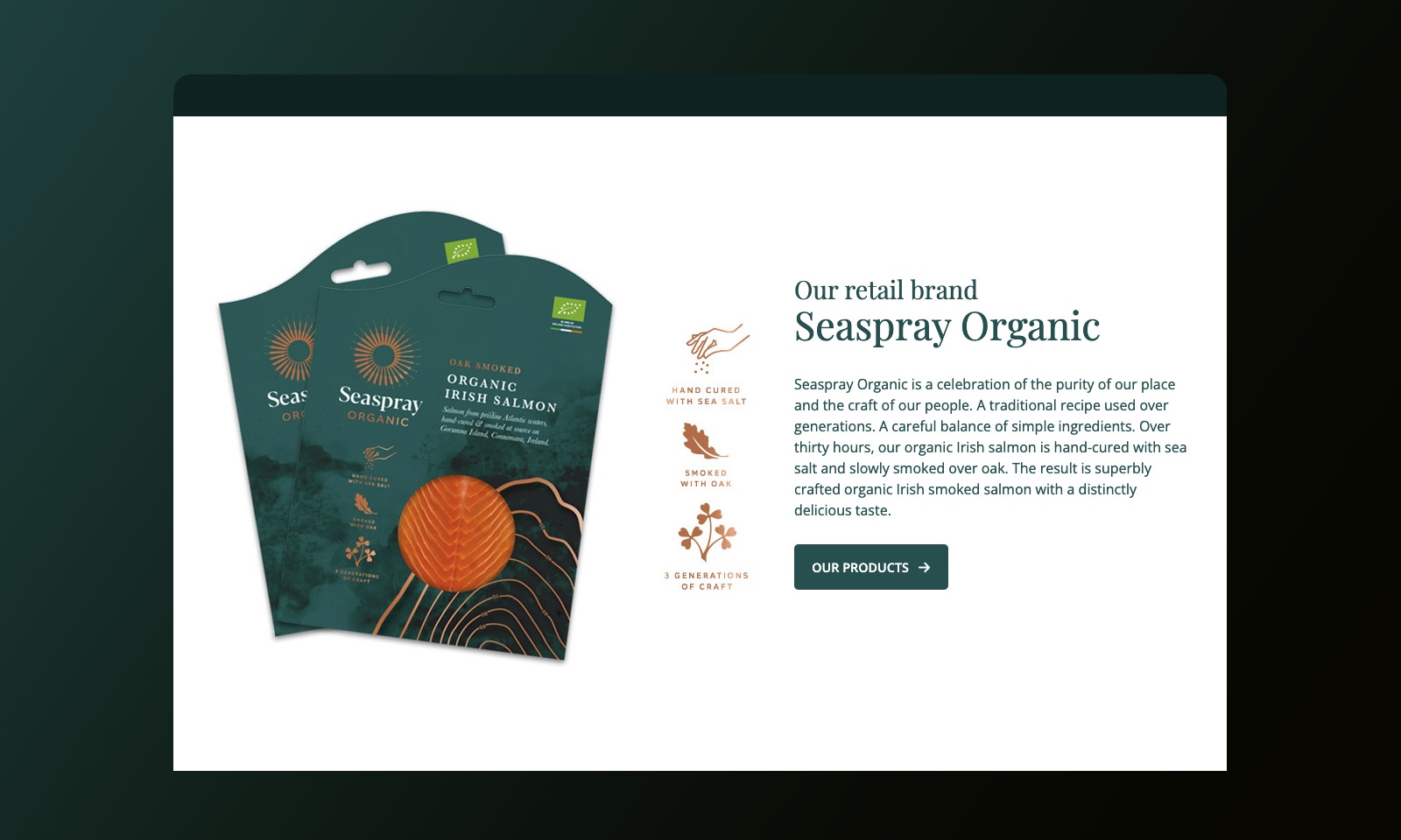 Neworld Packaging and Web Case Study - Irish Seaspray