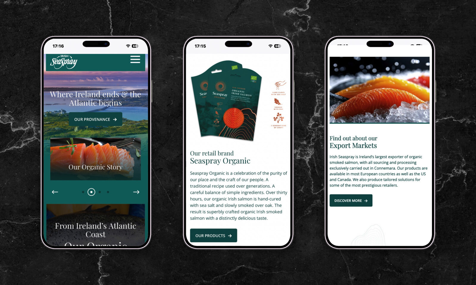 Neworld Packaging and Web Case Study - Irish Seaspray