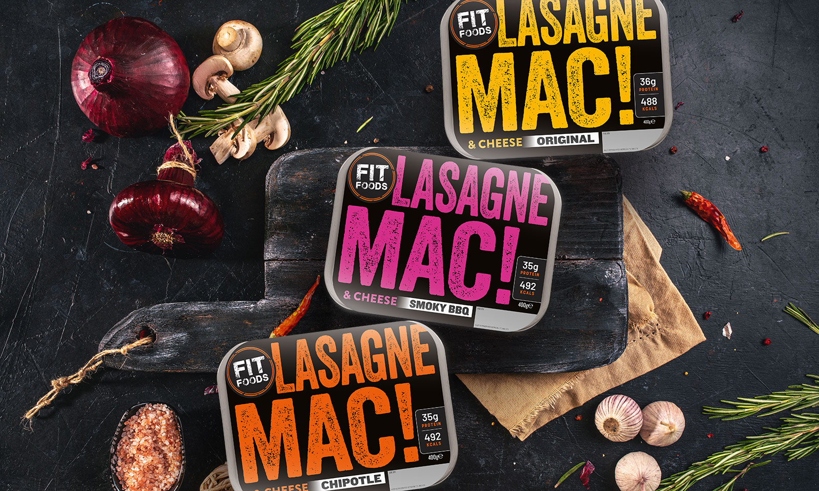 Fit Foods - Lasagne Mac - Neworld Packaging Design