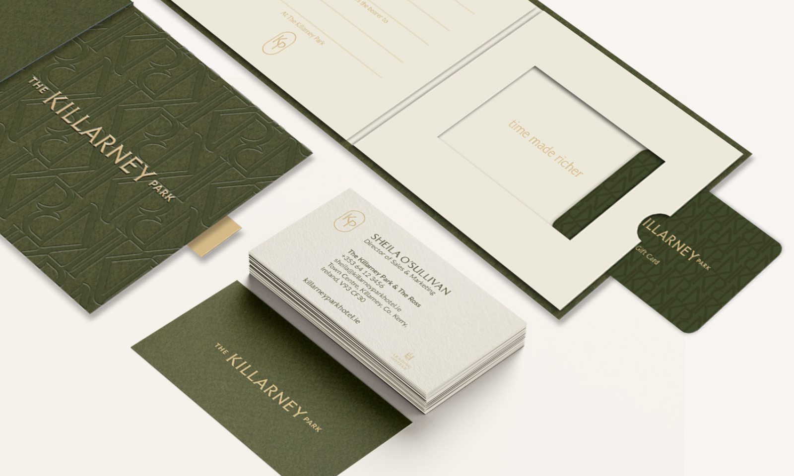 Killarney Park Hotel room access cards - Neworld Branding and Strategy