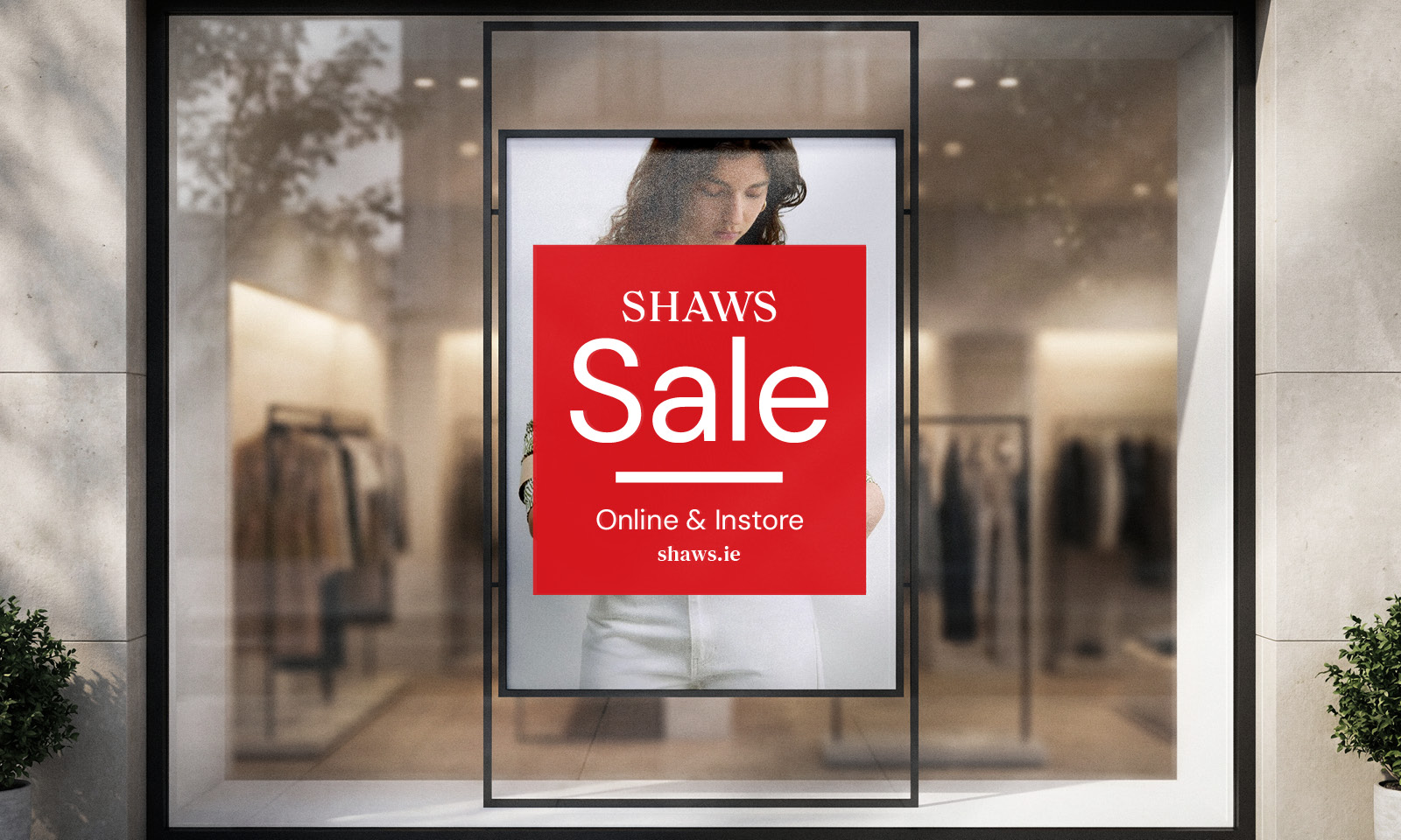 Shaws Window - Neworld Branding